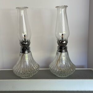 Vintage Bordeaux oil lamps (2).